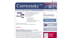 Desktop Screenshot of czerwensky.de